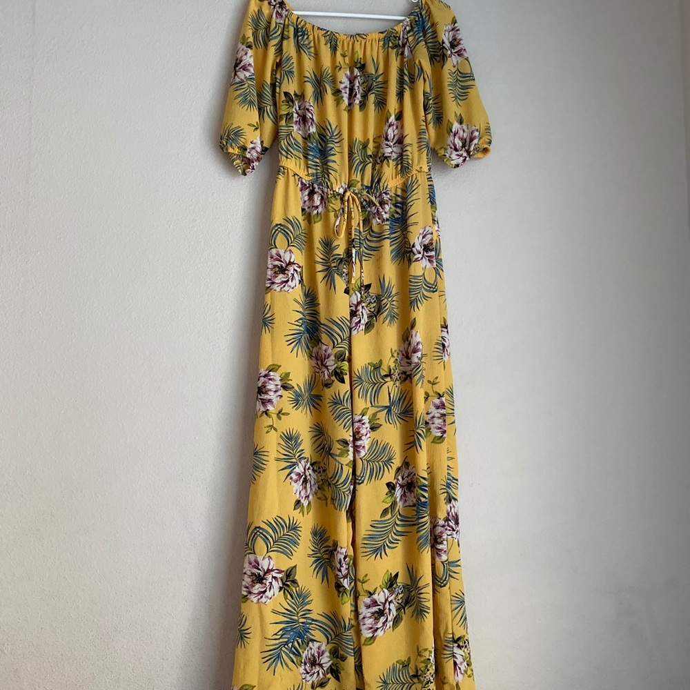 Yellow Flower Romper